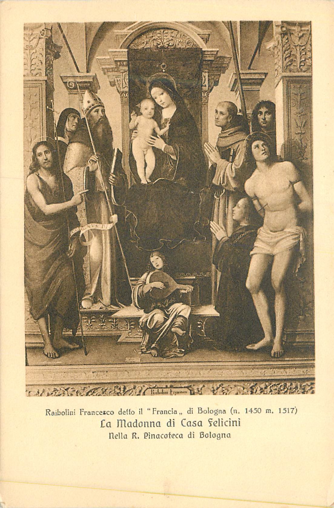 CPA La madonna di casa felicini