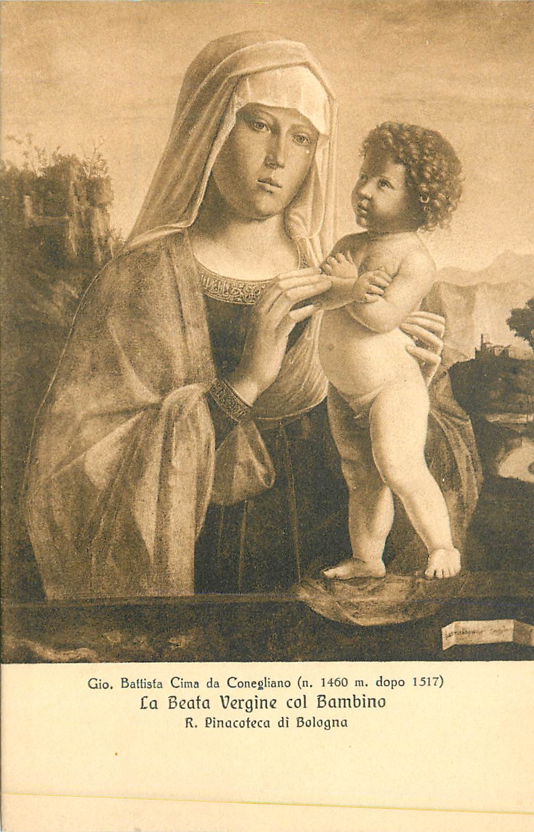CPA La beata vergine col bambino