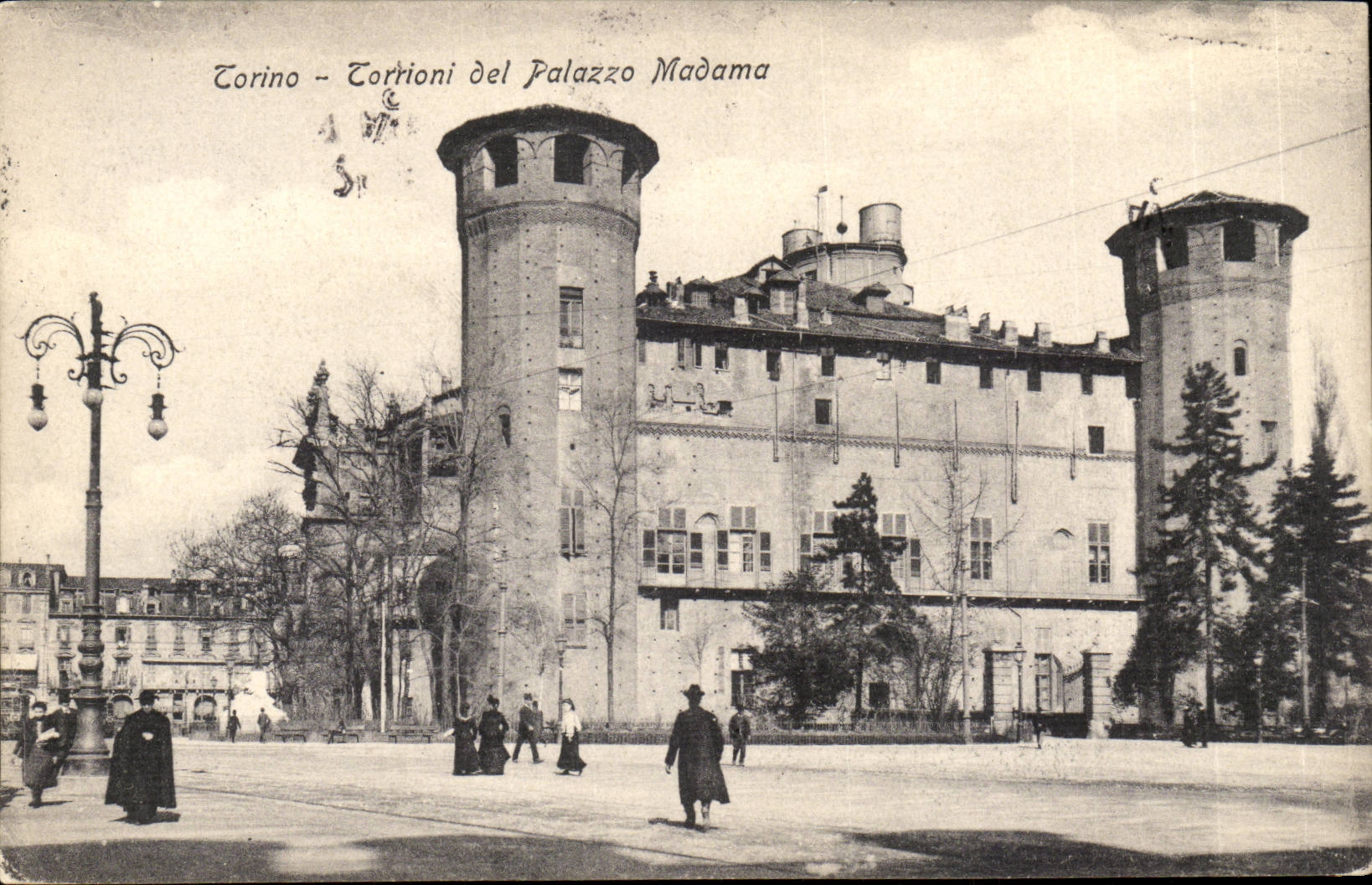 CPA Italie Italia Torino Torrioni del palazzo Madama