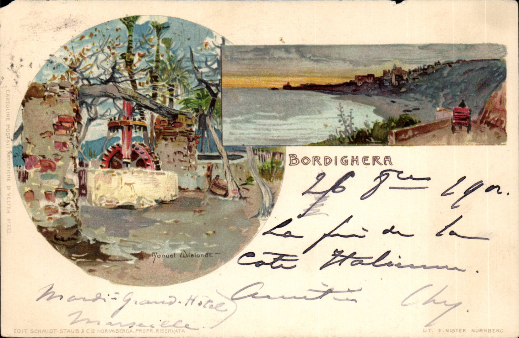 CPA Italie Italia Bordighera 