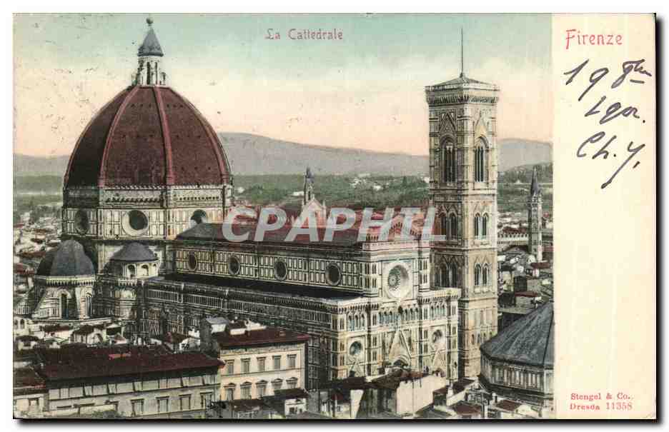 CPA Italie Italia Firenze La cattedrale