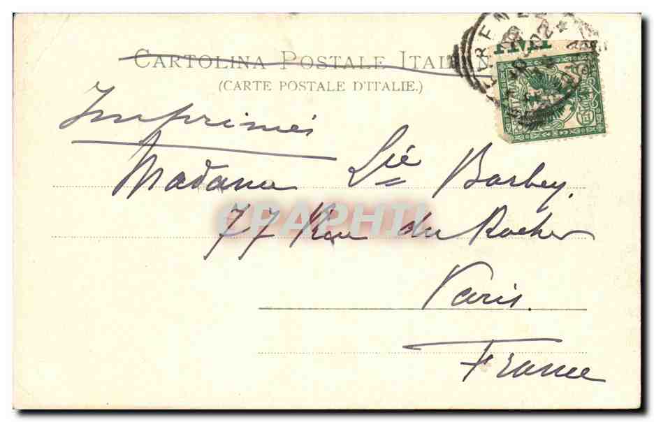 CPA Italie Italia Firenze La cattedrale — Rückseite