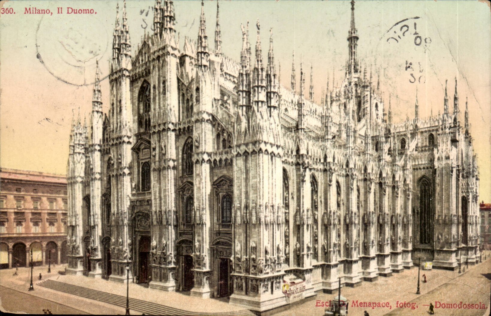 CPA Italie Italia Milano Il duomo