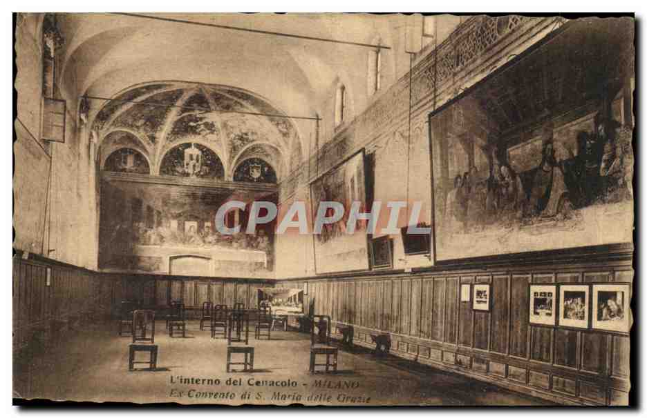 CPA Italie Italia Milano L'interno del Cenacolo Ex convento di S Maria delle Grazie