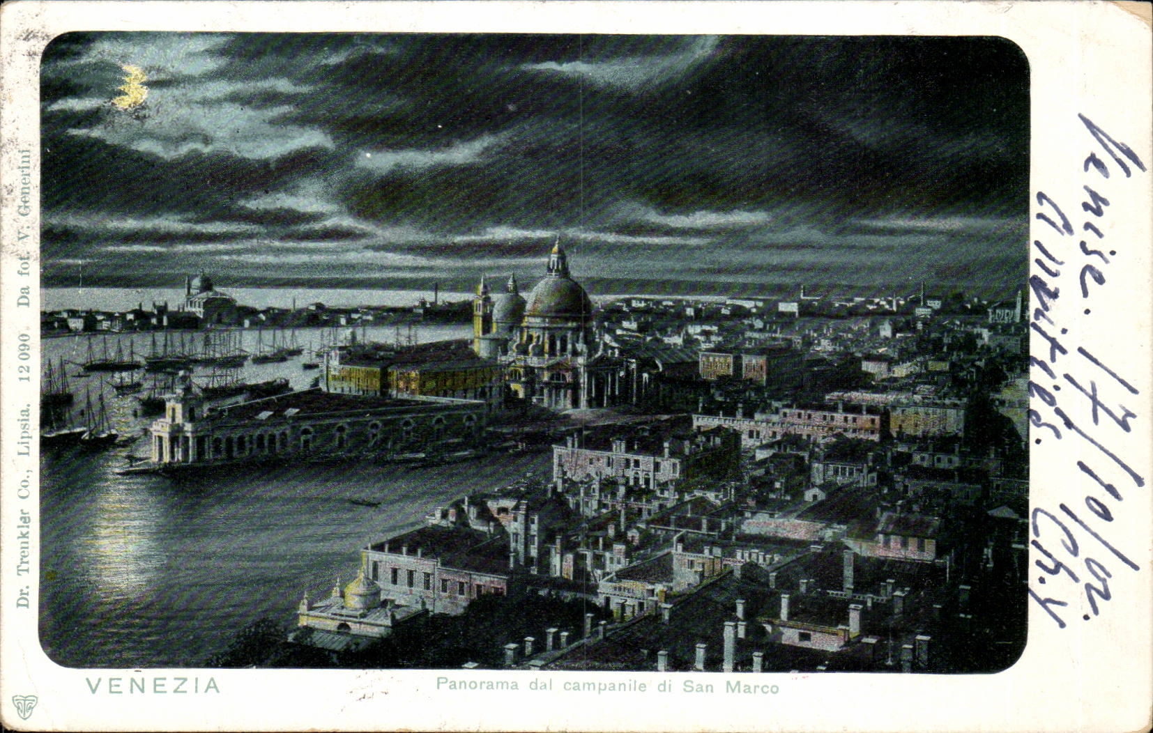 CPA Italie Italia Venezia Panorama dal campnile di San marco