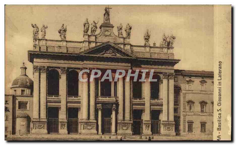 CPA Italie Italia Roma Basilica S Giovanni in laterano