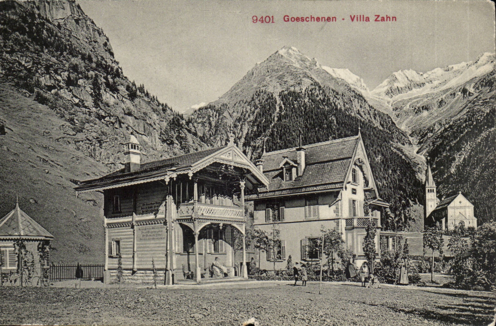 CPA Suisse Goeschenen Villa Zahn