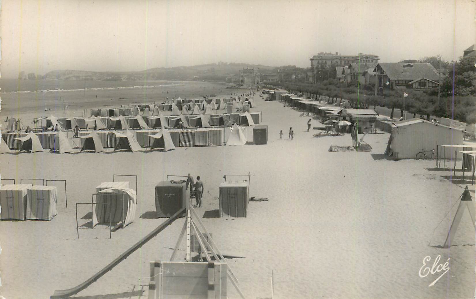 Hendaye-Plage (B.P.) — La Grande Plage — L. Chataganeau, 92, Bordeaux