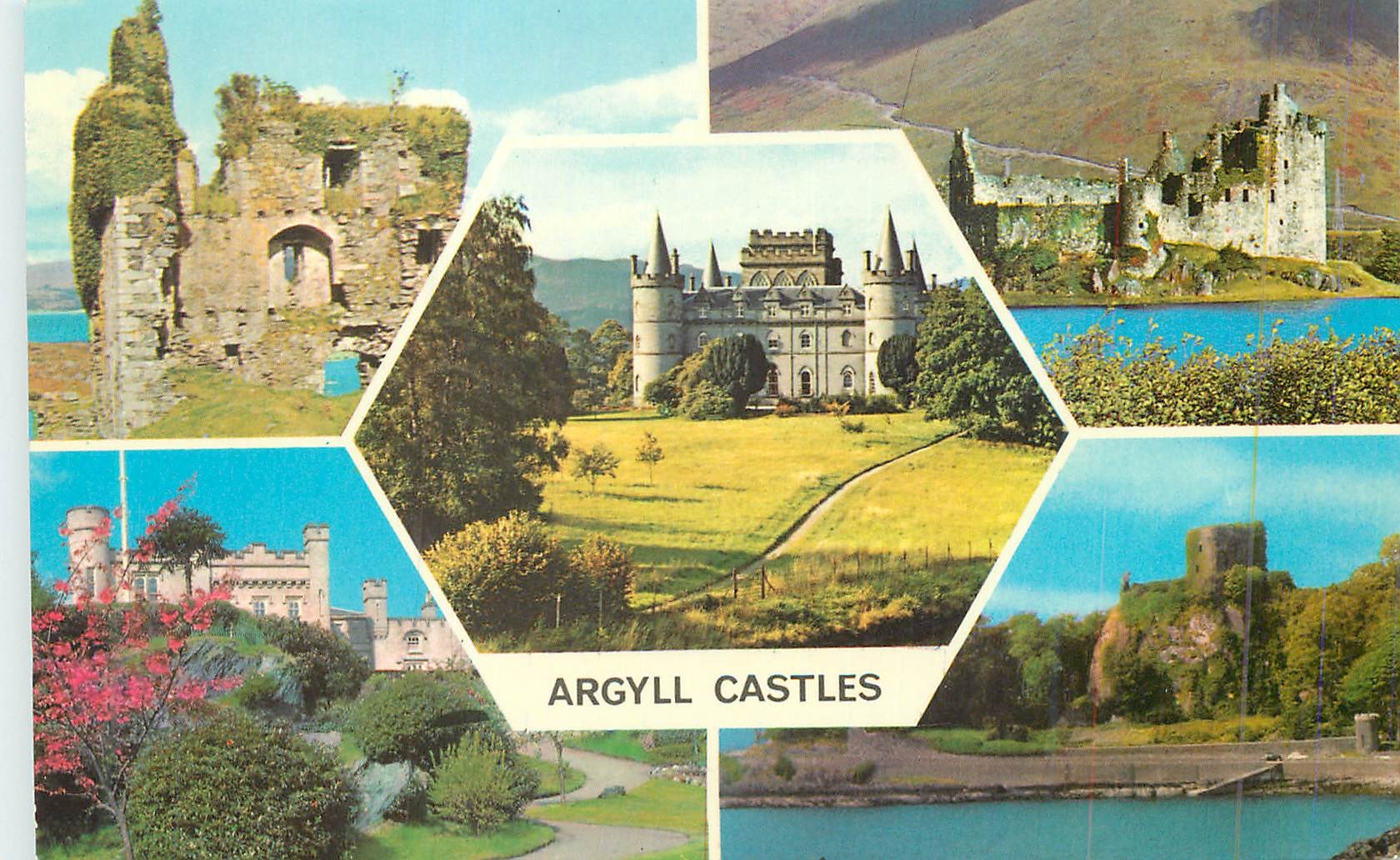 CPM Argyll Gastles Tarbert Dunoon Inverary Kilchurn Dunollie