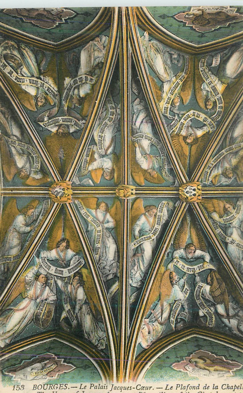 CPA Bourges Le Palais Jacques Coeur Le Plafond de la Chapelle
