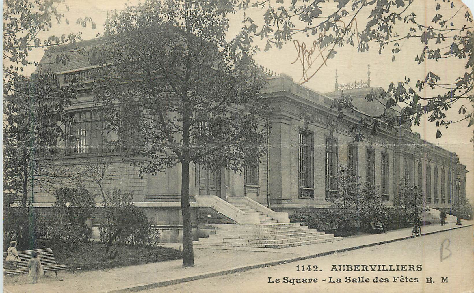 CPA Aubervilliers Le Square La Salle des Fetes