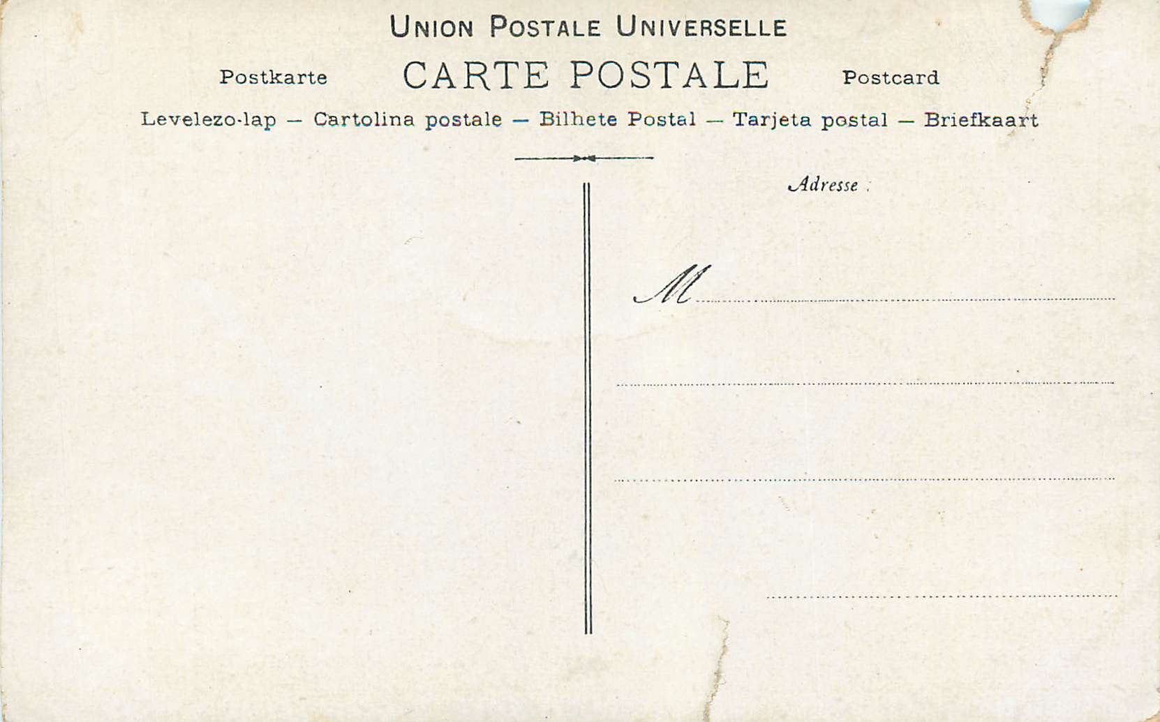 CPA Rosse Feart Opera Paul Boyer Vin Desiles — Back