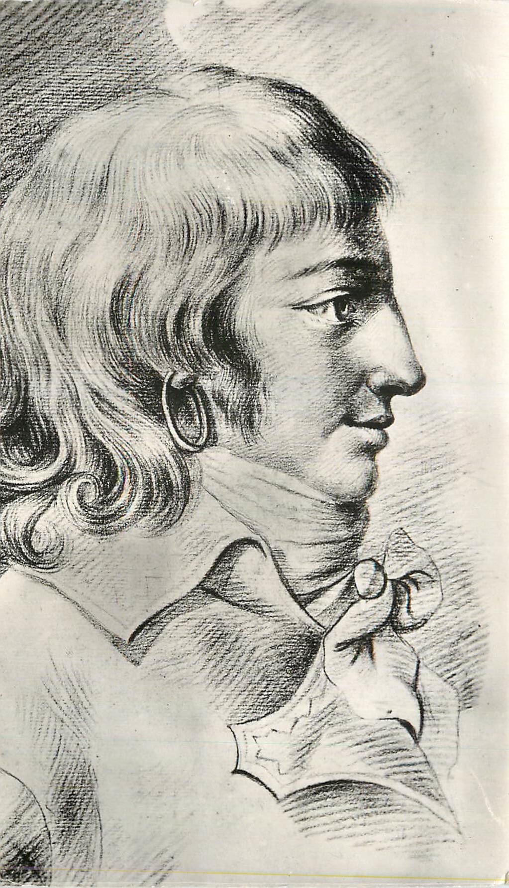 Saint-Just — dessin par C. Guérin — Service Commercial Historiques, Paris