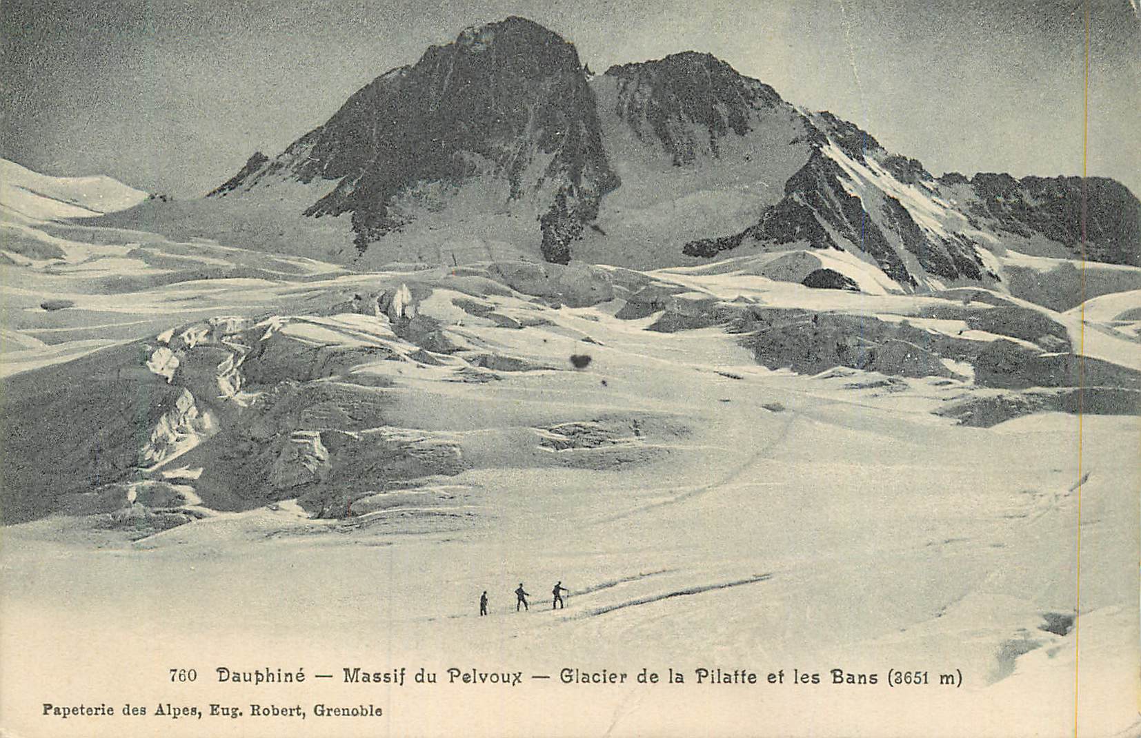 CPA Dauphine Massif du Pelvoux Glacier de la Pilaffe et les Bans Grenoble