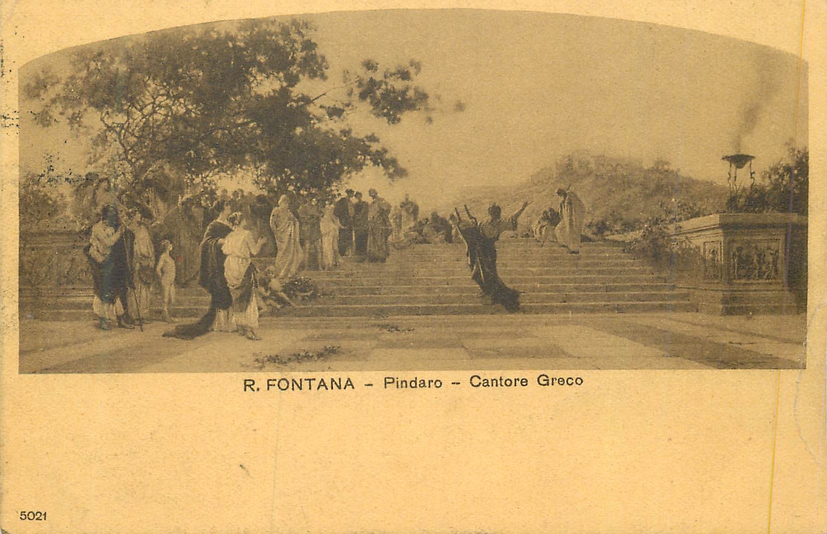 CPA R Fontana Pindaro Cantore Greco