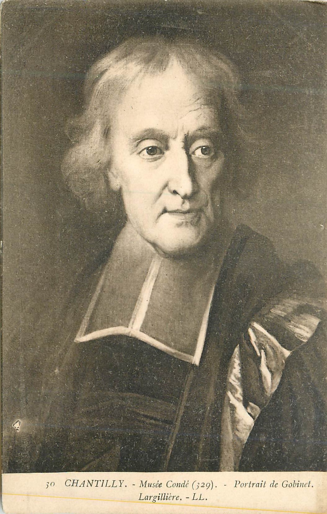 CPA Chantilly Musee Conde (329) Portrait de Gobinet Largilliere