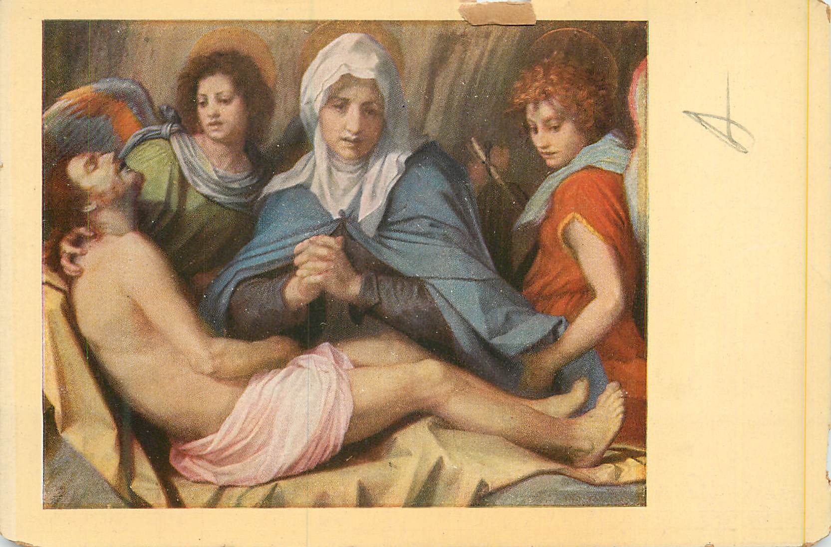 Andrea del Sarto — Grablegung — Julius Bard, Wien, n° 541