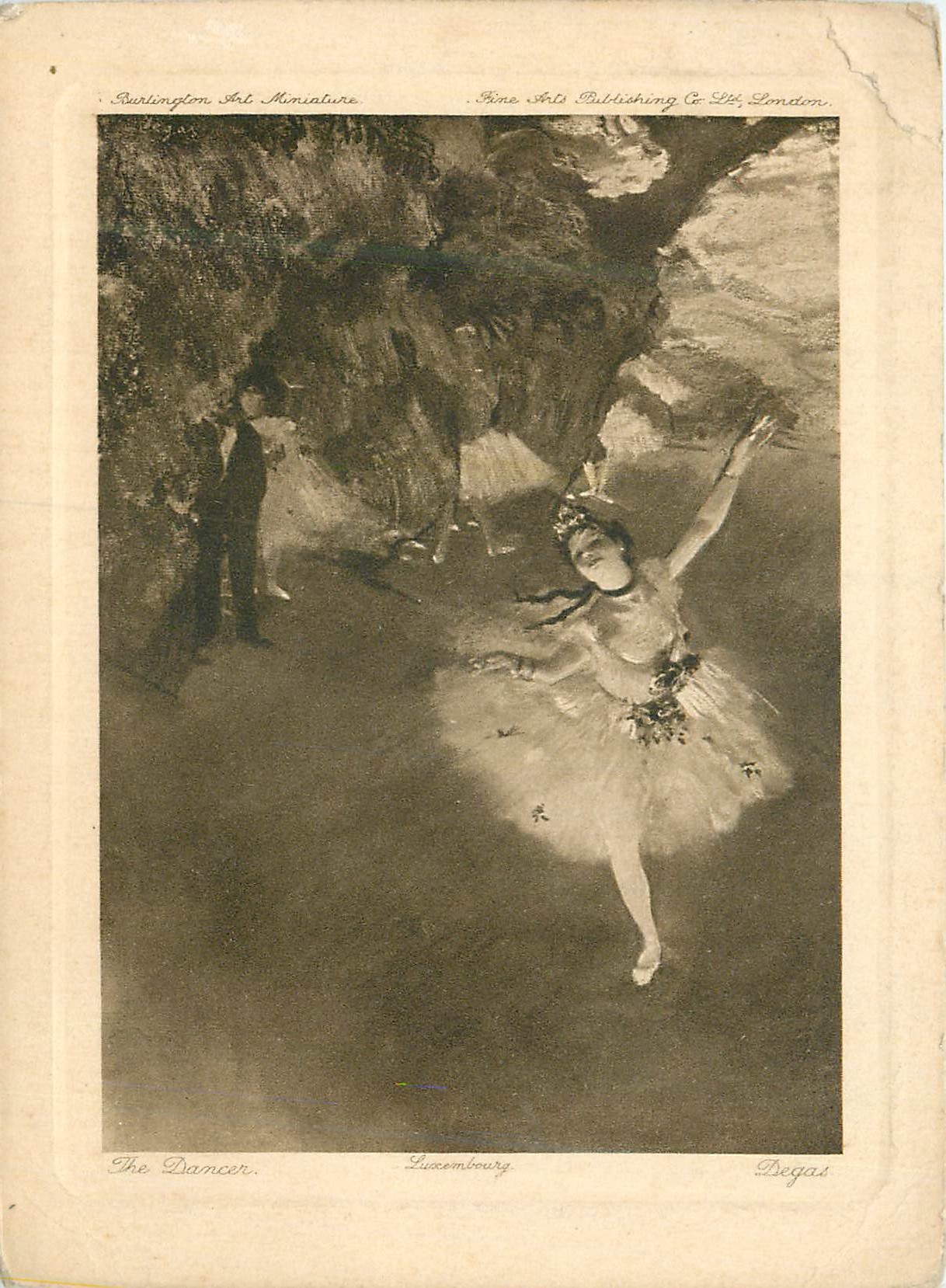 CPA Sarlington Art The Dancer Luxembourg