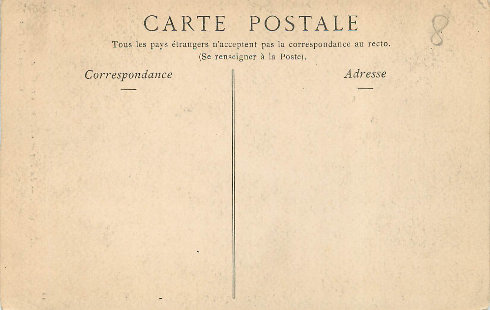 CPA Alencon La Nef de l'Eglise Notre Dame — Rückseite