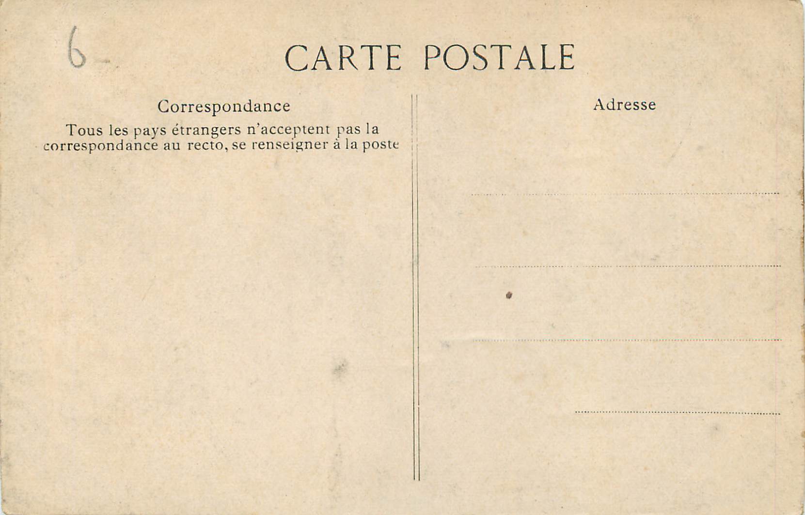 CPA La Normandie Domfront (Orne) Une Villa sur les Rochers — Rückseite
