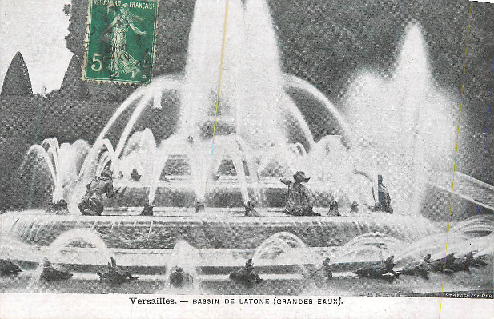 CPA Versailles Bassin de Latone (Grandes Eaux)