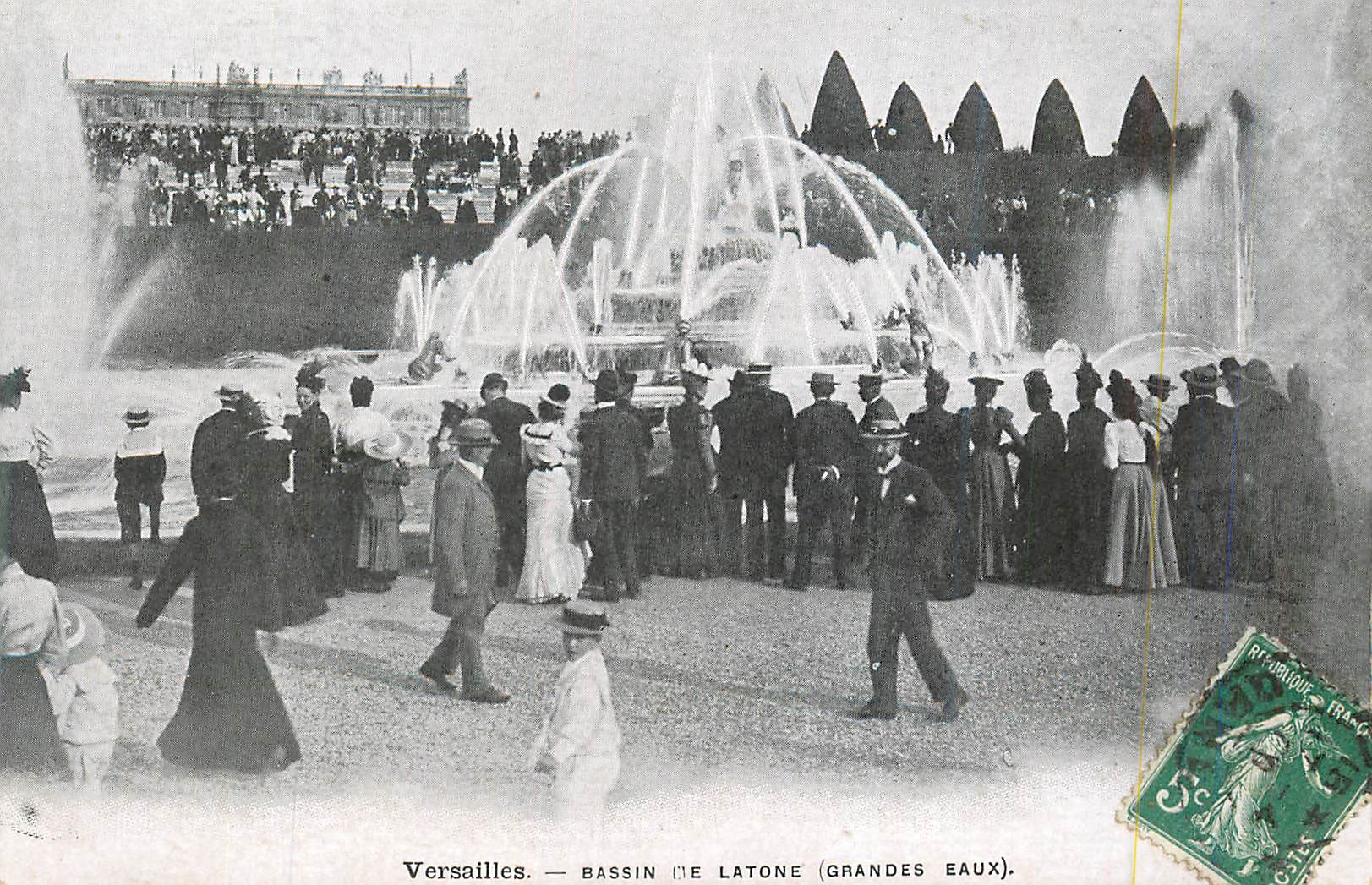 CPA Versailles Bassin de Latone (Grandes Eaux)