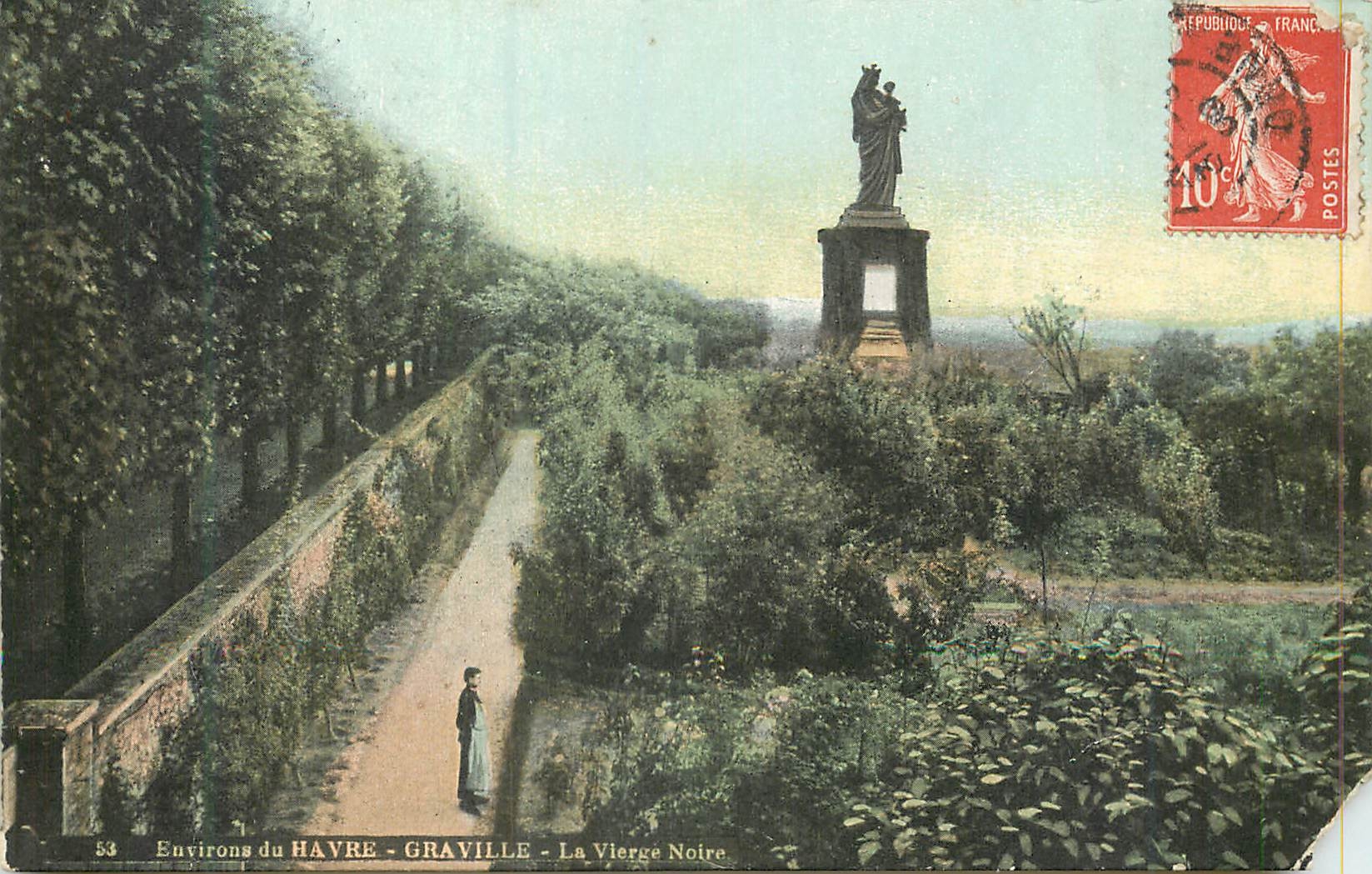 CPA Environs de Havre Graville La Vierge Noire