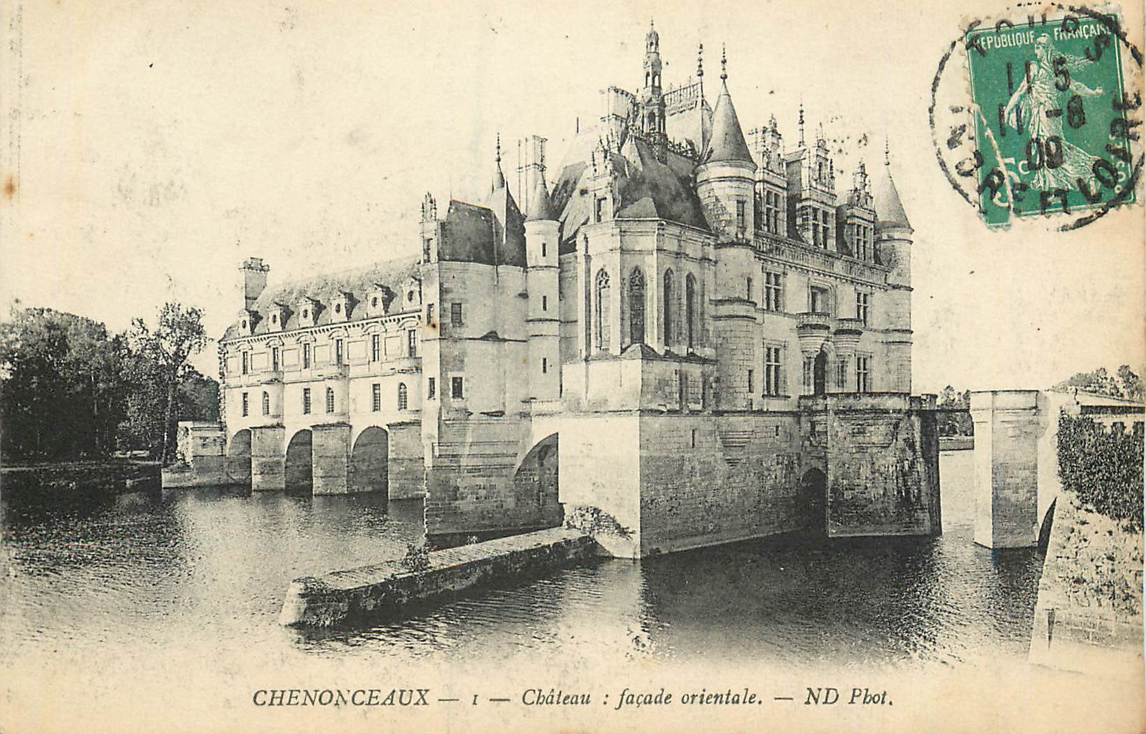 CPA Chenonceaux Chateau Facade orientale