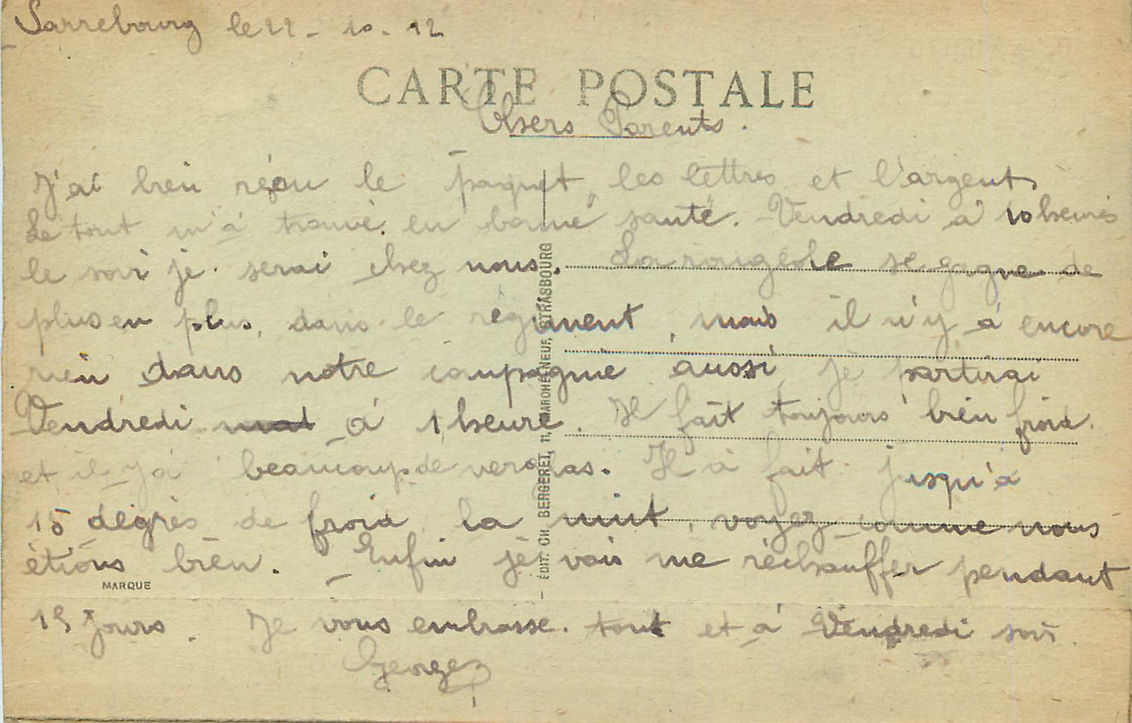 Image Yiddish Luke Marque Judaica — Verso