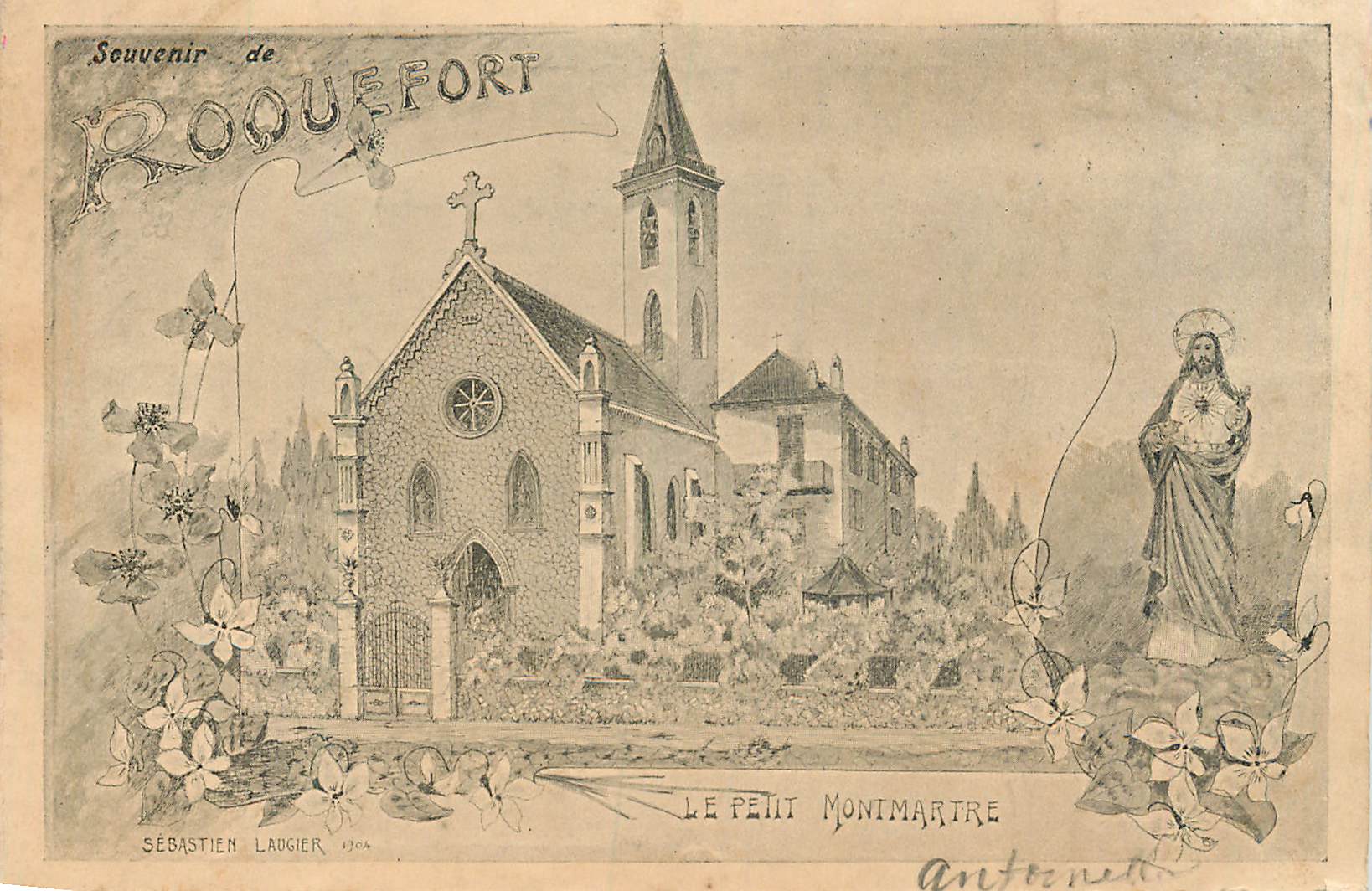 CPA Roquefort Le Petit Montmartre Sebastien Laugier