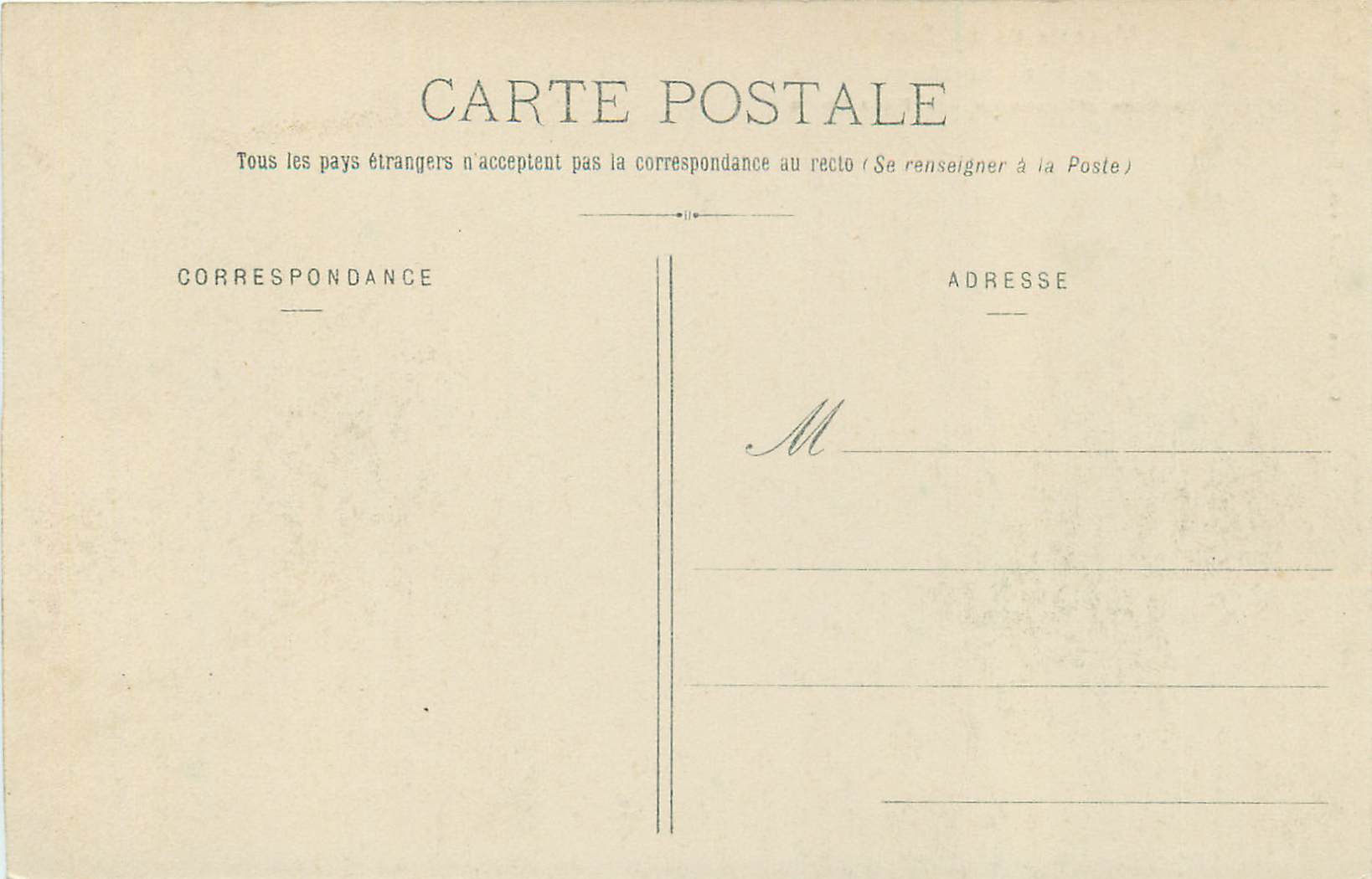 CPA Vallee de la Semoy Hautes Rivieres La cote d'Enfer ou des Deux Croix — Rückseite