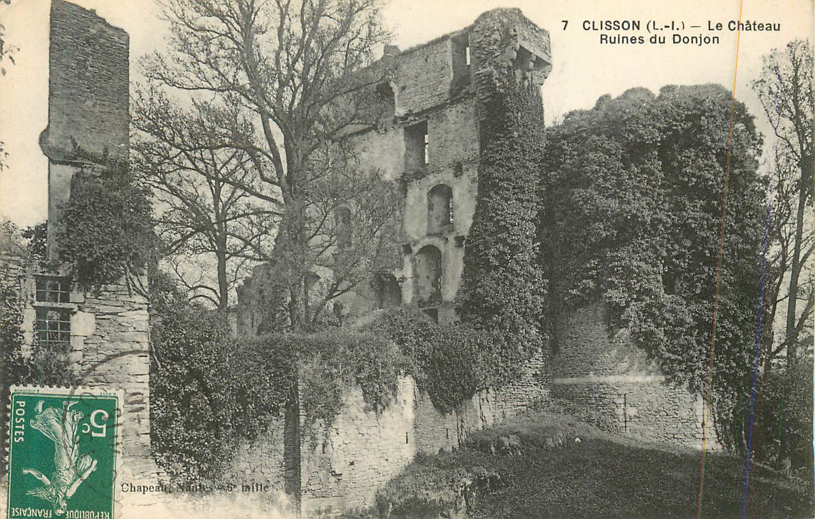 CPA Clisson (Loire Inf) Chateau Ruines du Donjon
