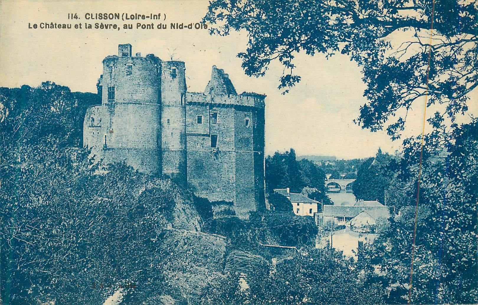 CPA Clisson (Loire Inf) Le Chateau et la Sevre