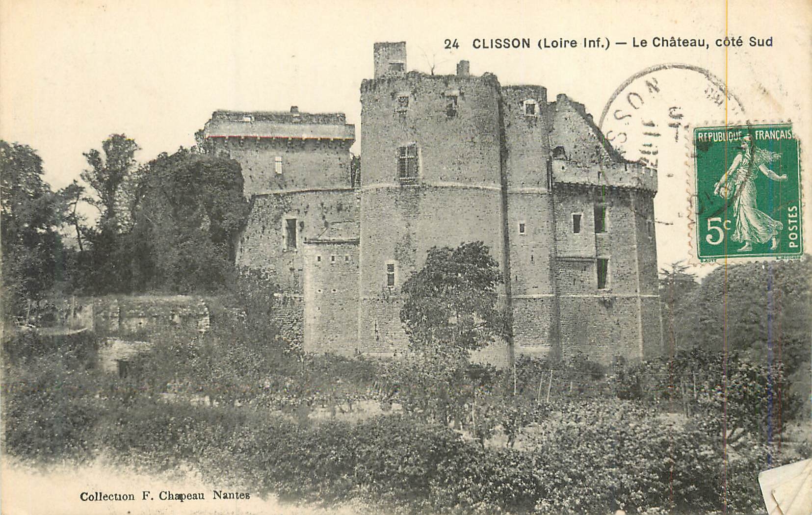 CPA Clisson (Loire Inf) Le Chateau Cote Sud