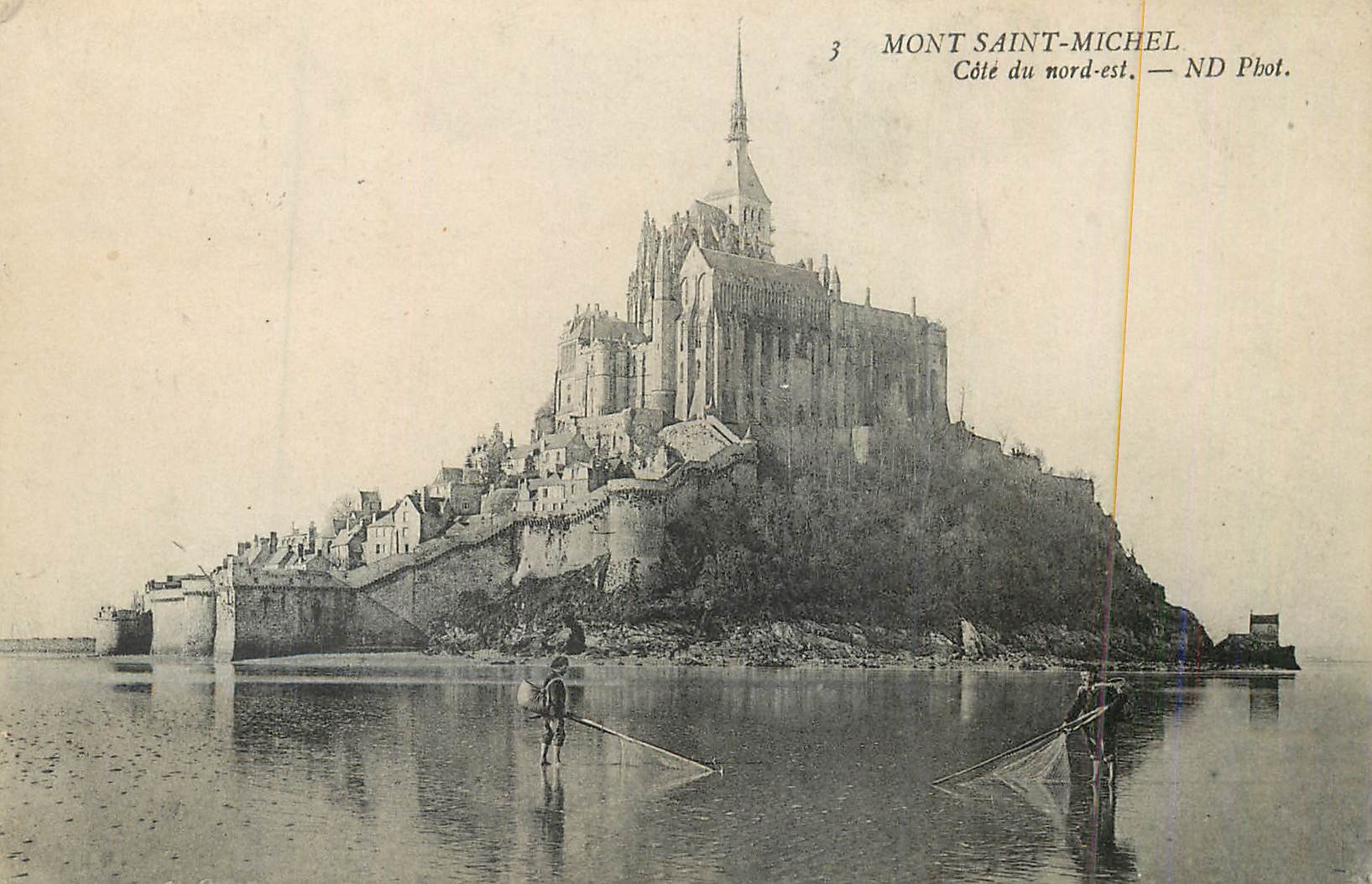 Mont Saint-Michel — Côté du nord-est — ND Phot.