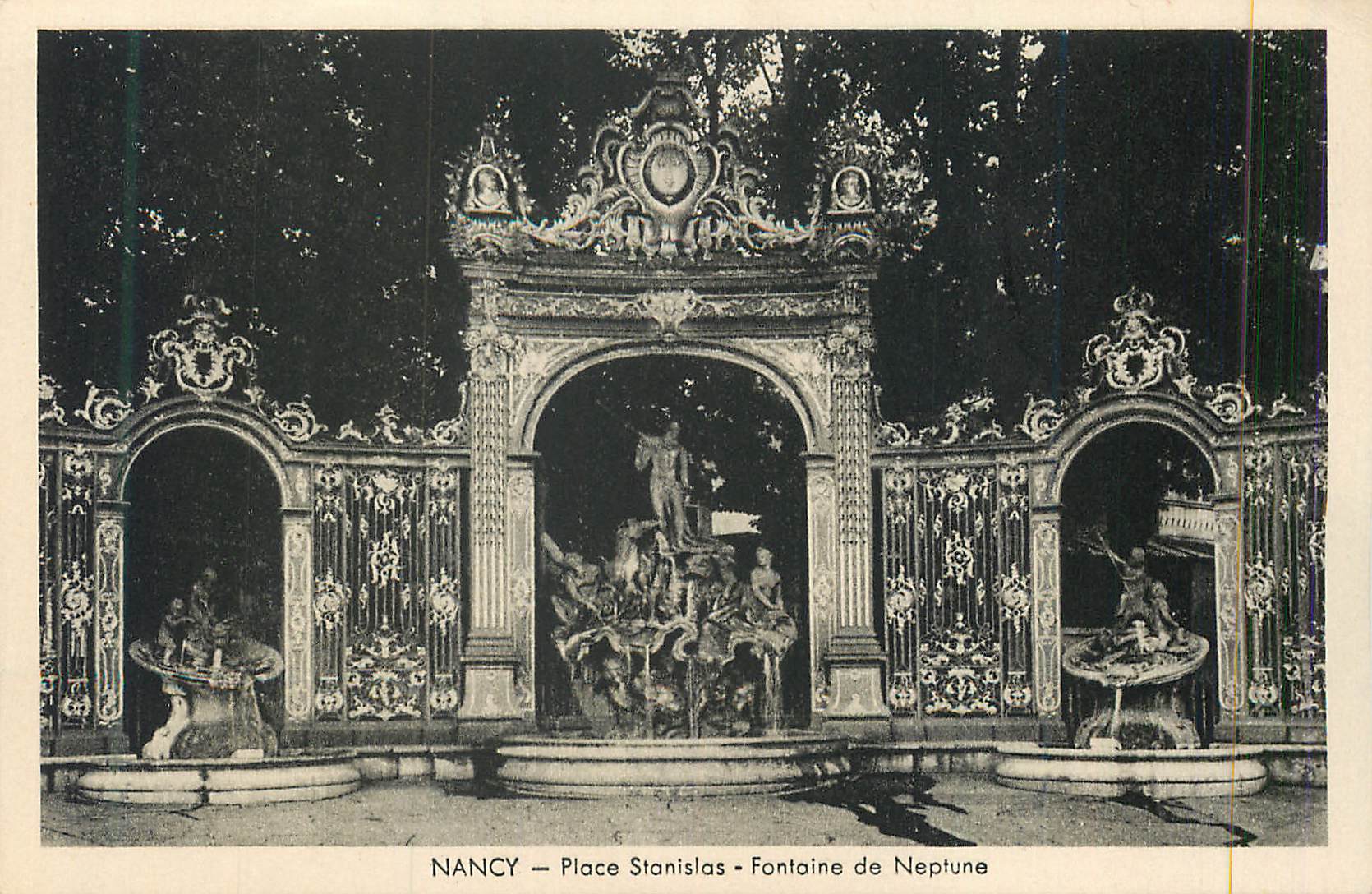 NANCY — Place Stanislas — Fontaine de Neptune