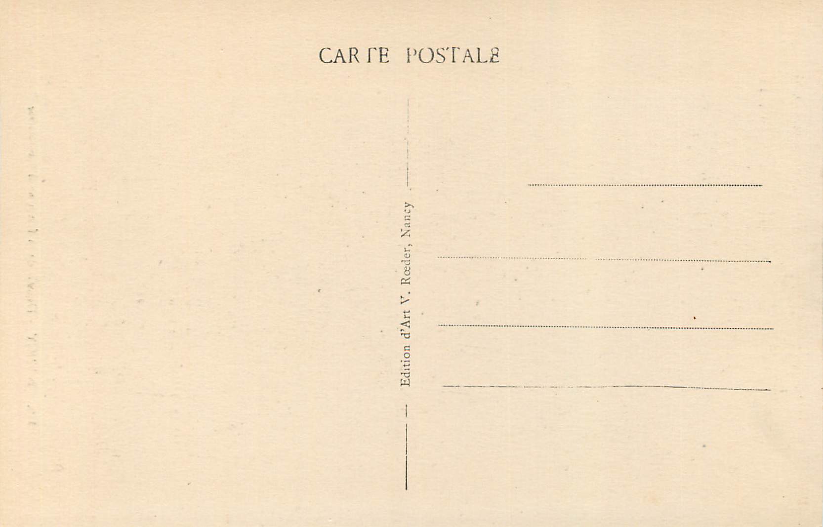 CPA Nancy Details de la Fontaine d'Amphitrite — Verso