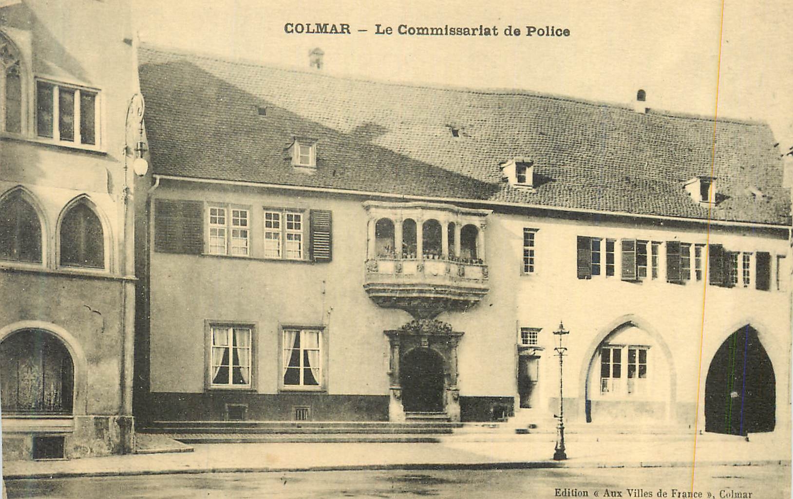 CPA Colmar Le Commissariat de Police