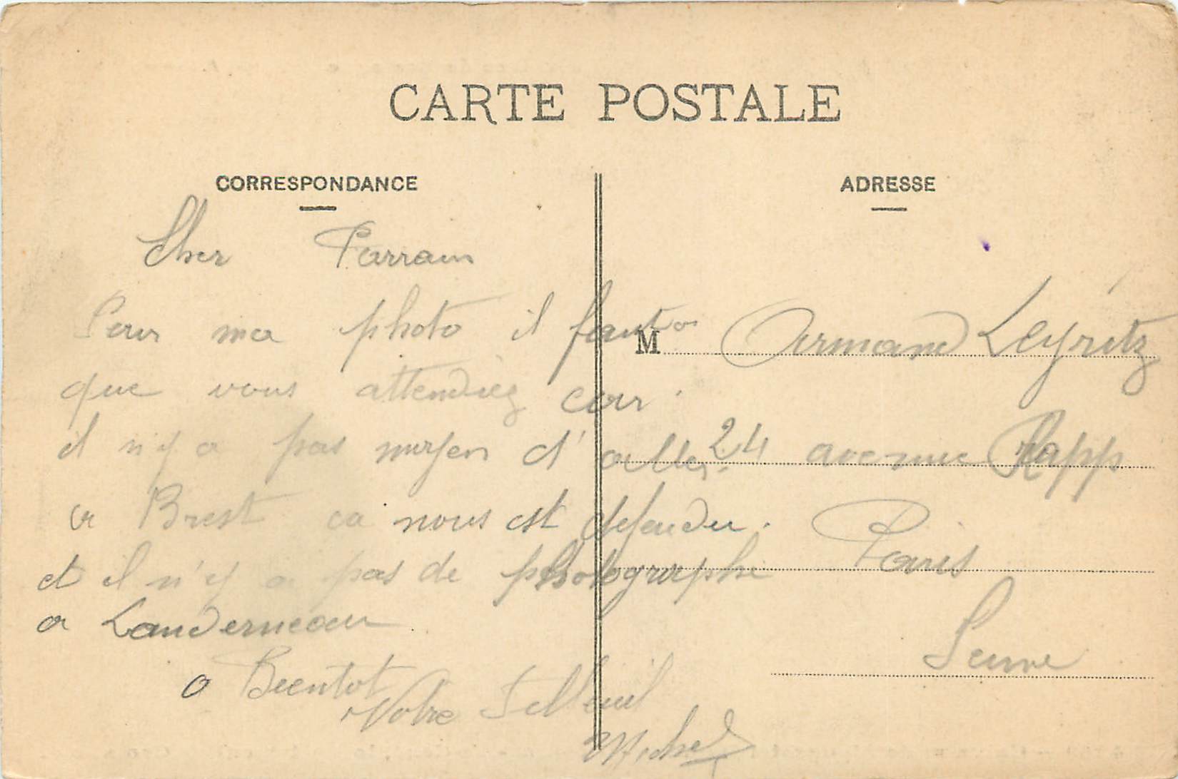 CPA Calvaire de Bretagne Calvaire de Plougastel Daoulas (Details) La Gene Le Portement de Croix — Rückseite