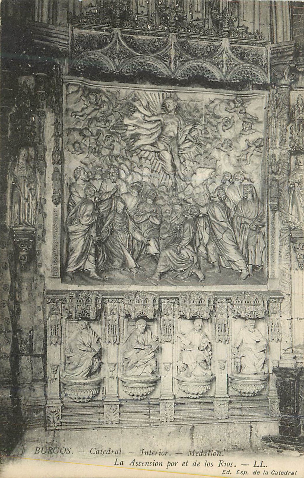 Burgos — Cathédrale — Intérieur — Ascension de Jésus par los Ríos — Éd. Esp. de la Catedral