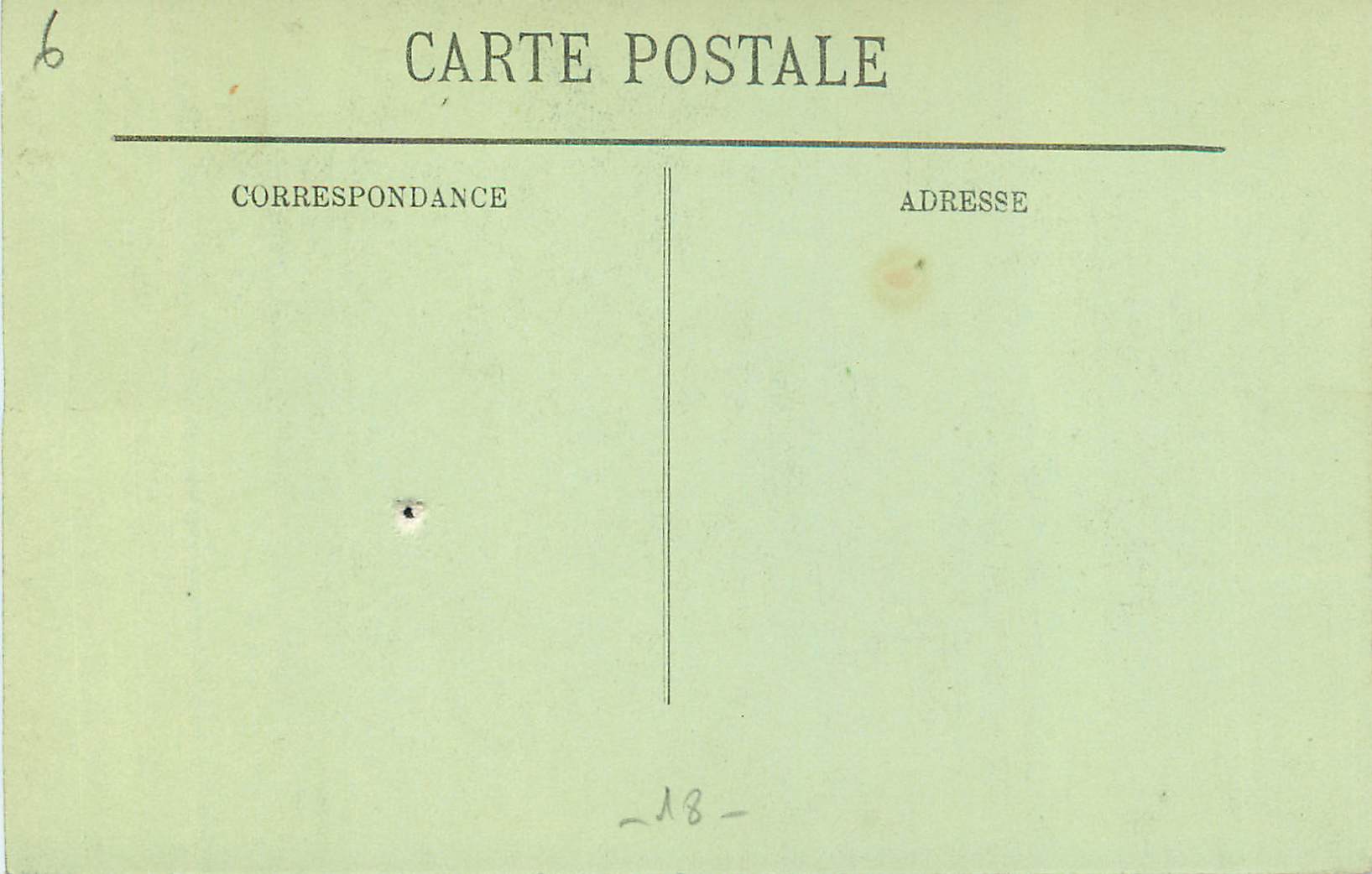 CPA Bourges La Cathedrale Porte de la Sacristie — Rückseite