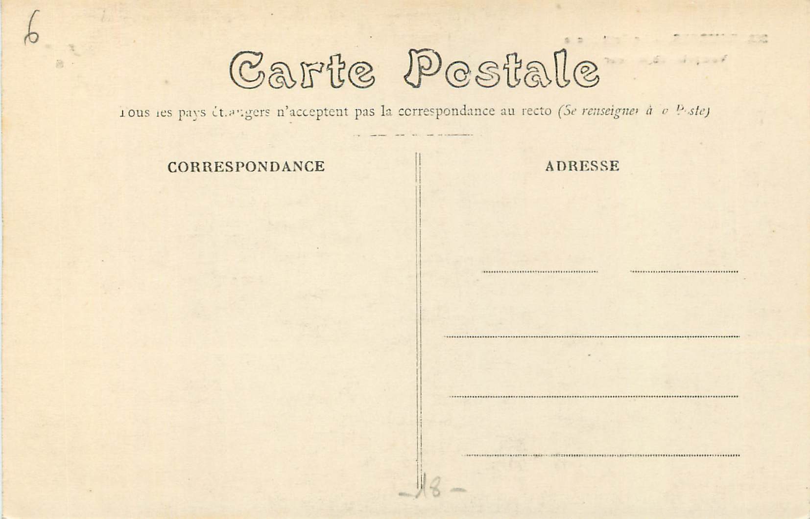 CPA Bourges Le Petit Lycee Vue Prise de la Cour — Rückseite