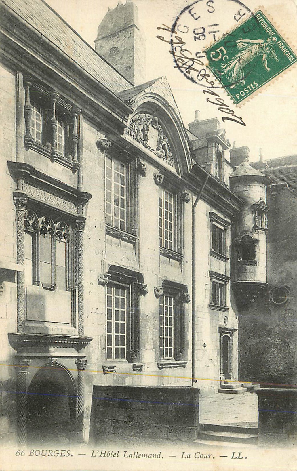 CPA Bourges L'Hotel Lallemant La Cour