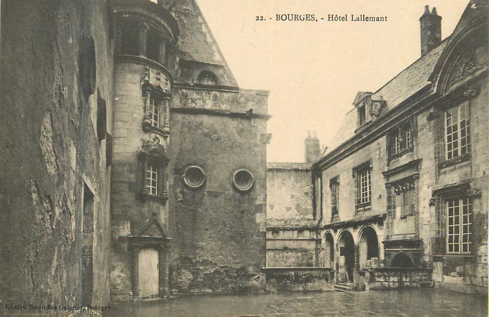 CPA Bourges Hotel Lallemant