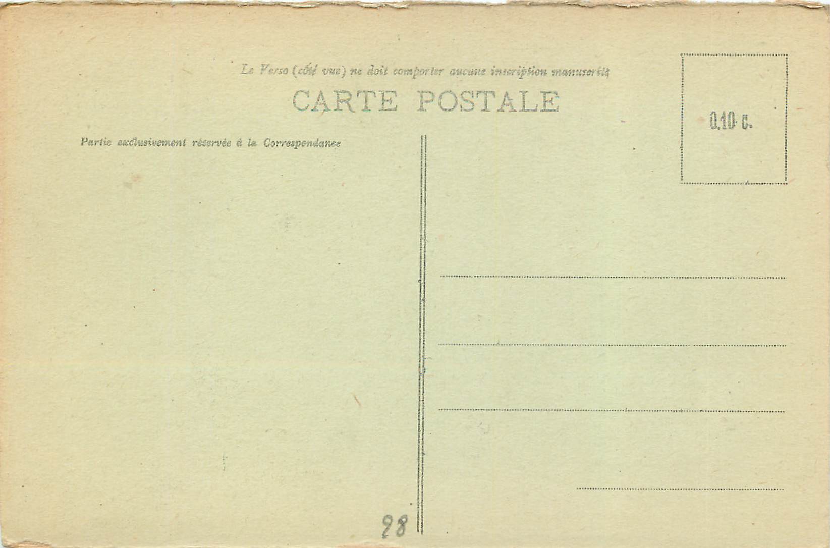 CPA Chartres (E et L) La Cathedrale (du XIIe au XVIe Siecle) — Verso