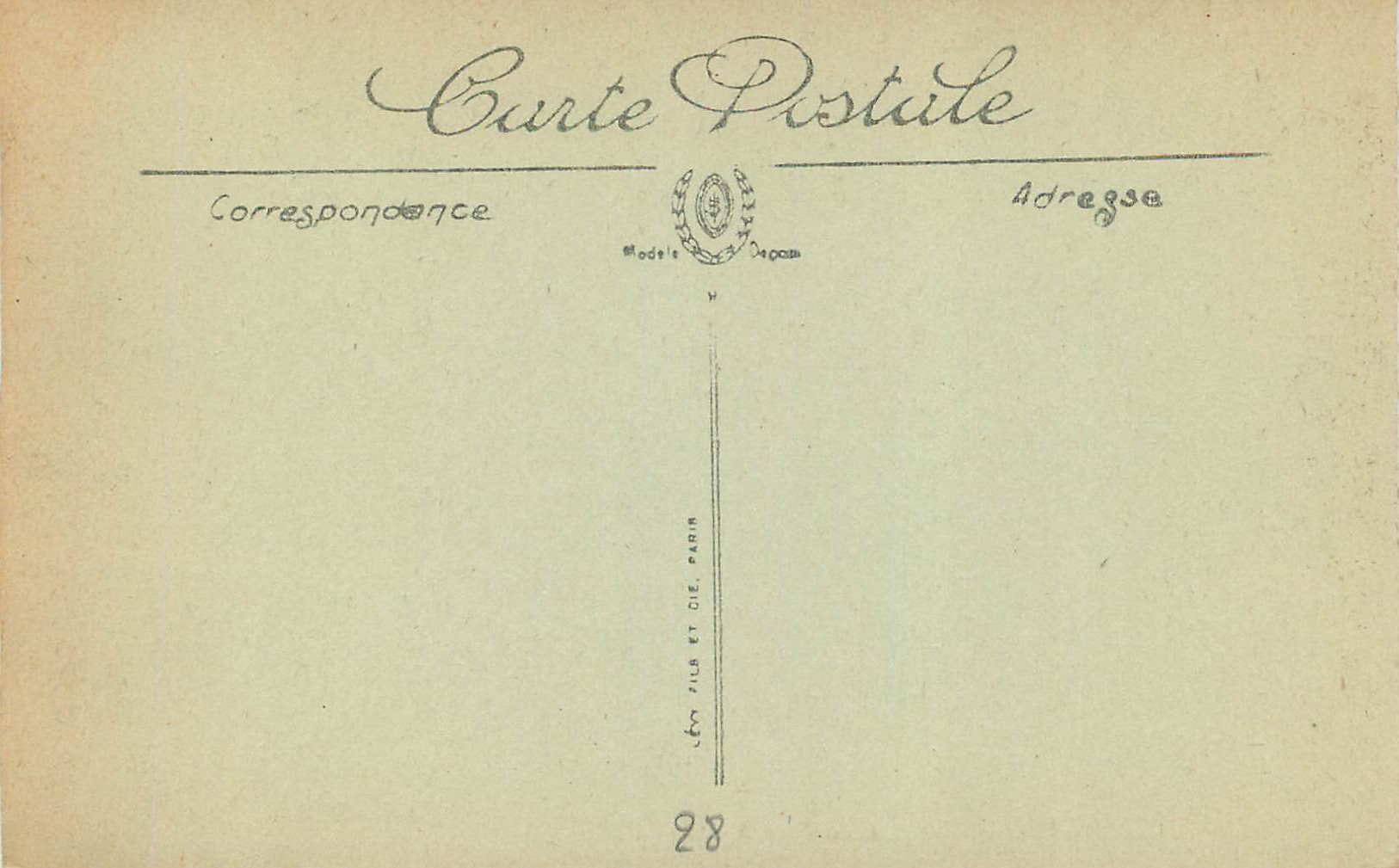 CPA Chartres Vue Prise du Pont Neuf — Rückseite
