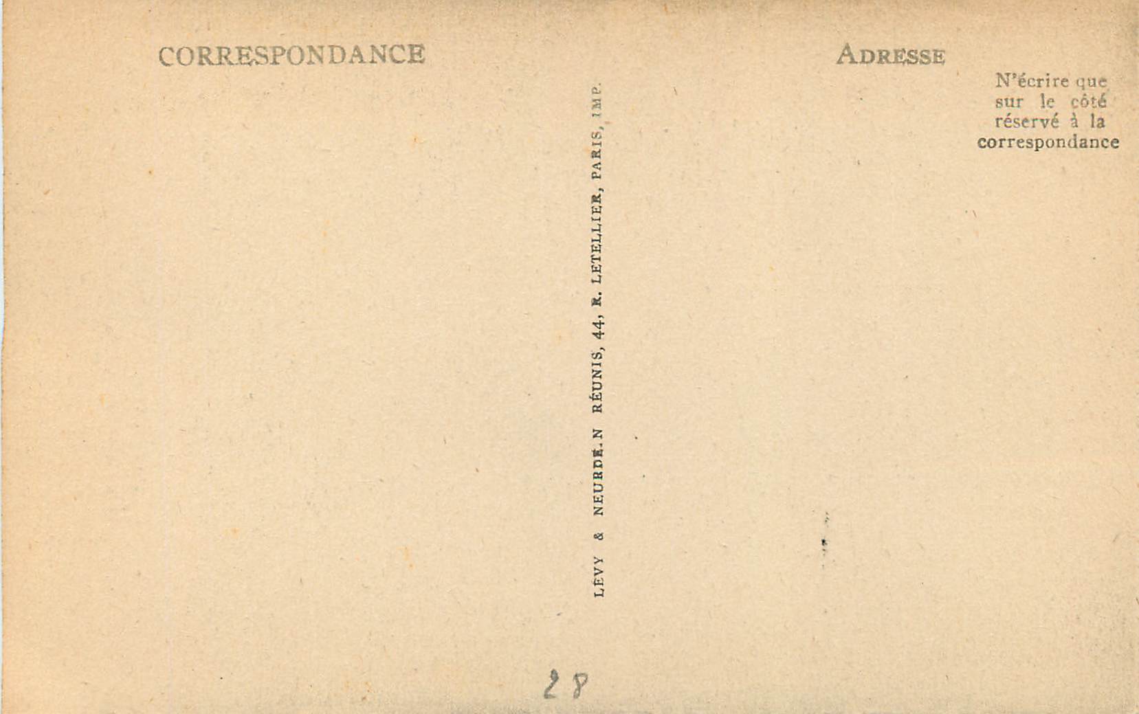 CPA Cathedrale de Chartres Fragment du Tour du Choeur (XVIe Siecle) — Rückseite