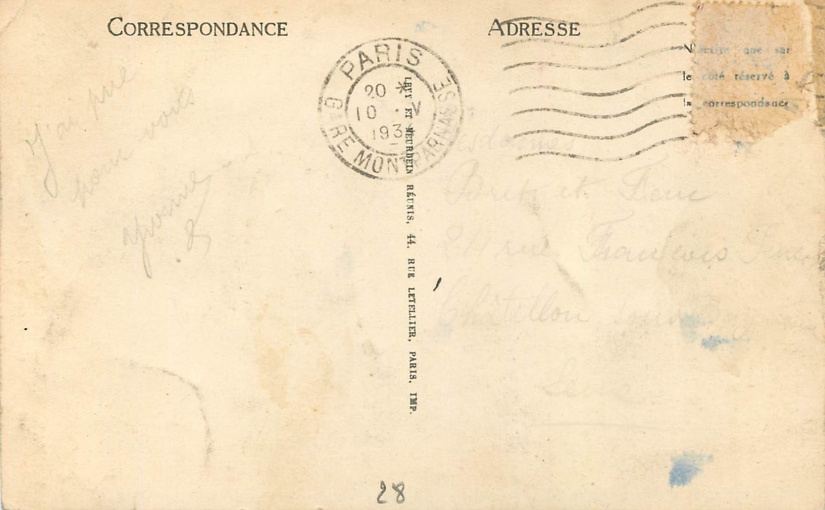 CPA Chartres La Cathedrale L'Assomption par Bridan — Rückseite