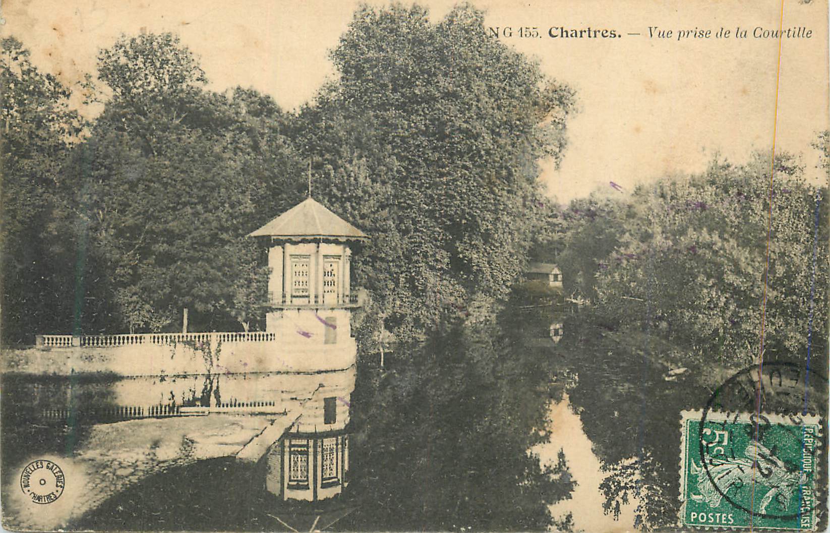 CPA Chartres Vue Prise de la Courtille