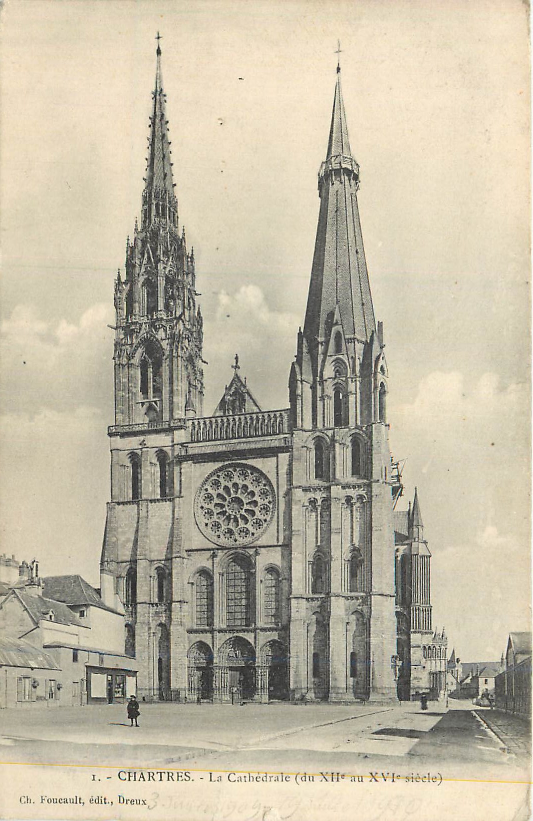 CPA Chartres La Cathedrale (du XIIe au XVIe Siecle)